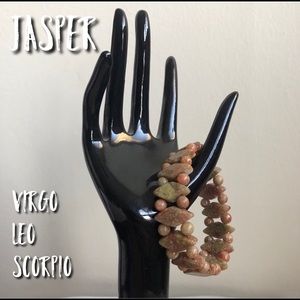 SOLD Jasper Gemstone Stretch Bracelet